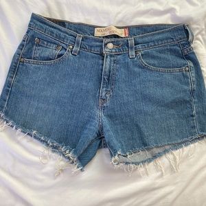 Levi's jean cut off shorts